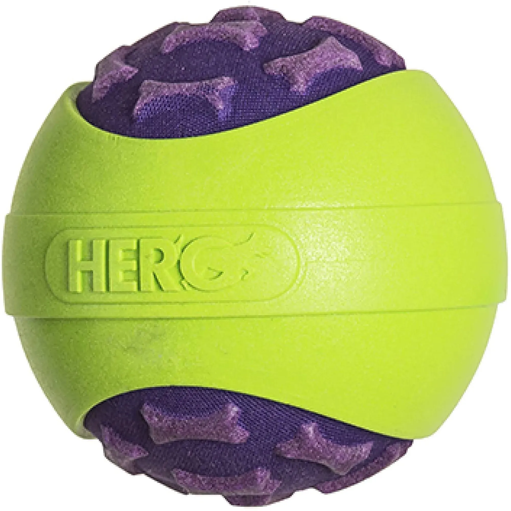 Hero Outer Armor Ball Dog Toy, Small, Purple