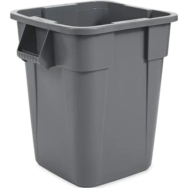 Rubbermaid Commercial Square Brute Container 40-Gal, Gray