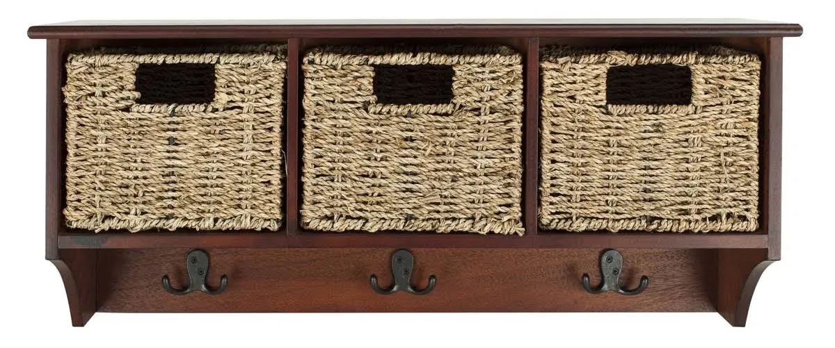 Safavieh Finley Hanging 3-Basket Wall Rack