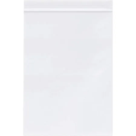 [500 Pack] 5 x 7 inch Clear Reclosable Zip Poly Plastic Bags - Clear Resealable Storage Ziplock Bags - Great for Envelops Bakery Candy Cookies and Post Cards