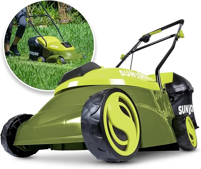 Sun Joe MJ401C-XR 14" 28V 5 Ah Brushless Motor Cordless Lawn Mower