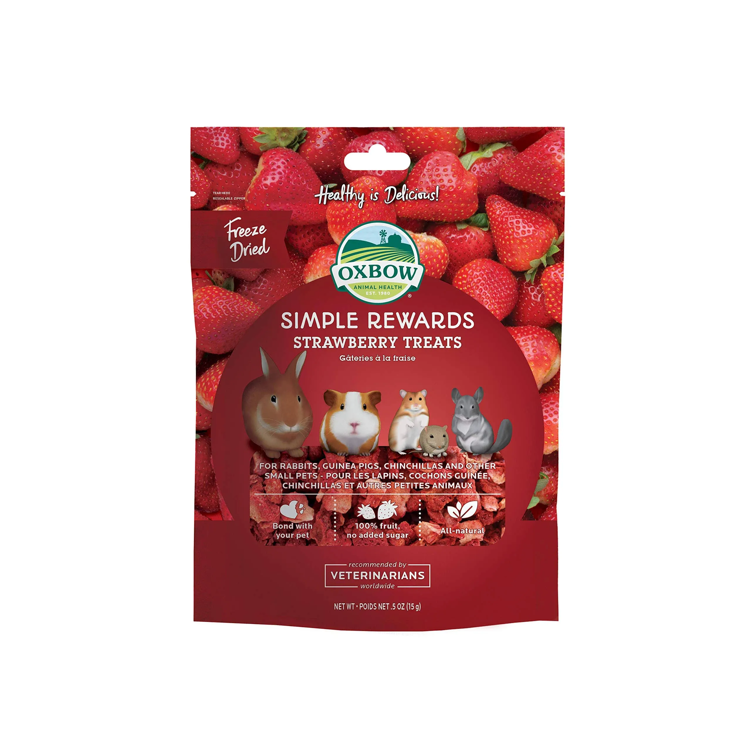 Oxbow Simple Rewards Strawberry Treats