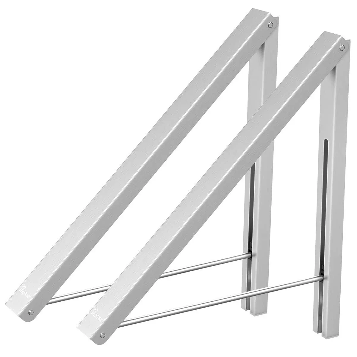 Anjuer Valet Hook Drying Rack Clothes Hanger Folding Coat Racks Aluminum Home...