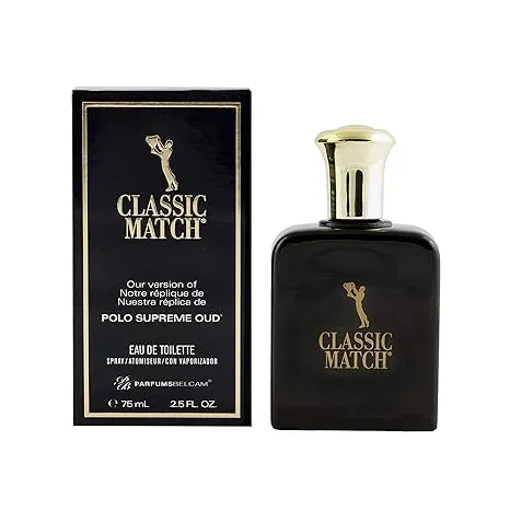 Belcam Bath Therapy PB ParfumsBelcam Oud Classic Match, Our Version of a Signature Designer Eau de Toilette Spray, 75 mL.