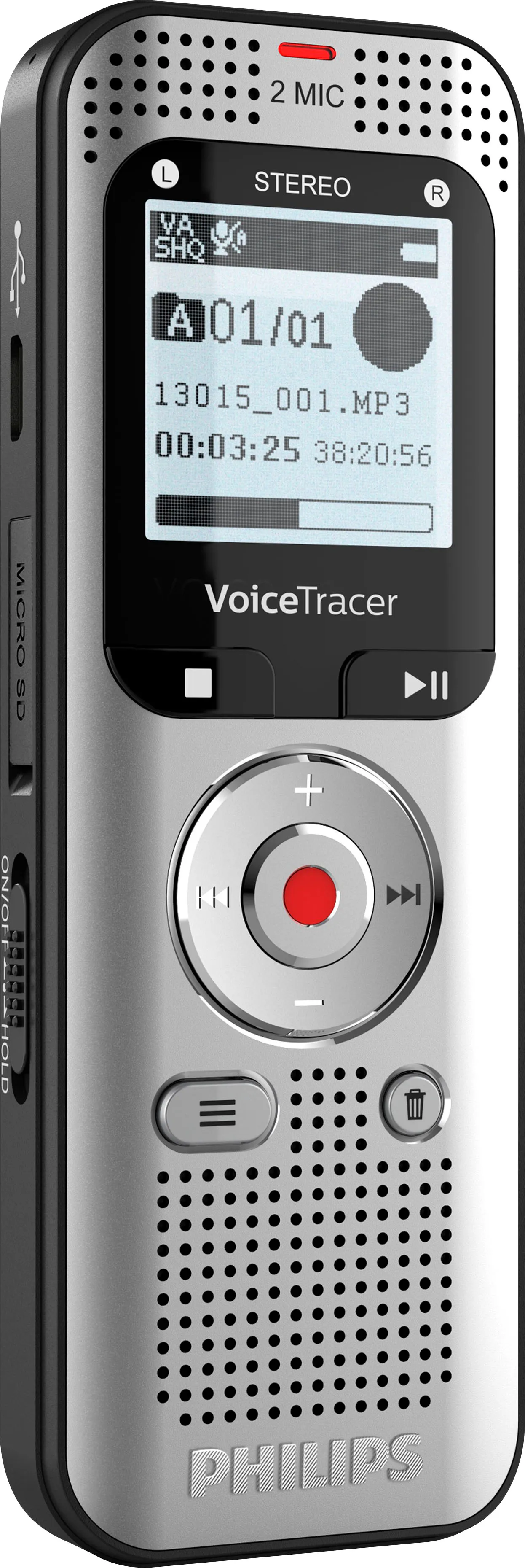 Philips DVT2015 VoiceTracer Audio Recorder