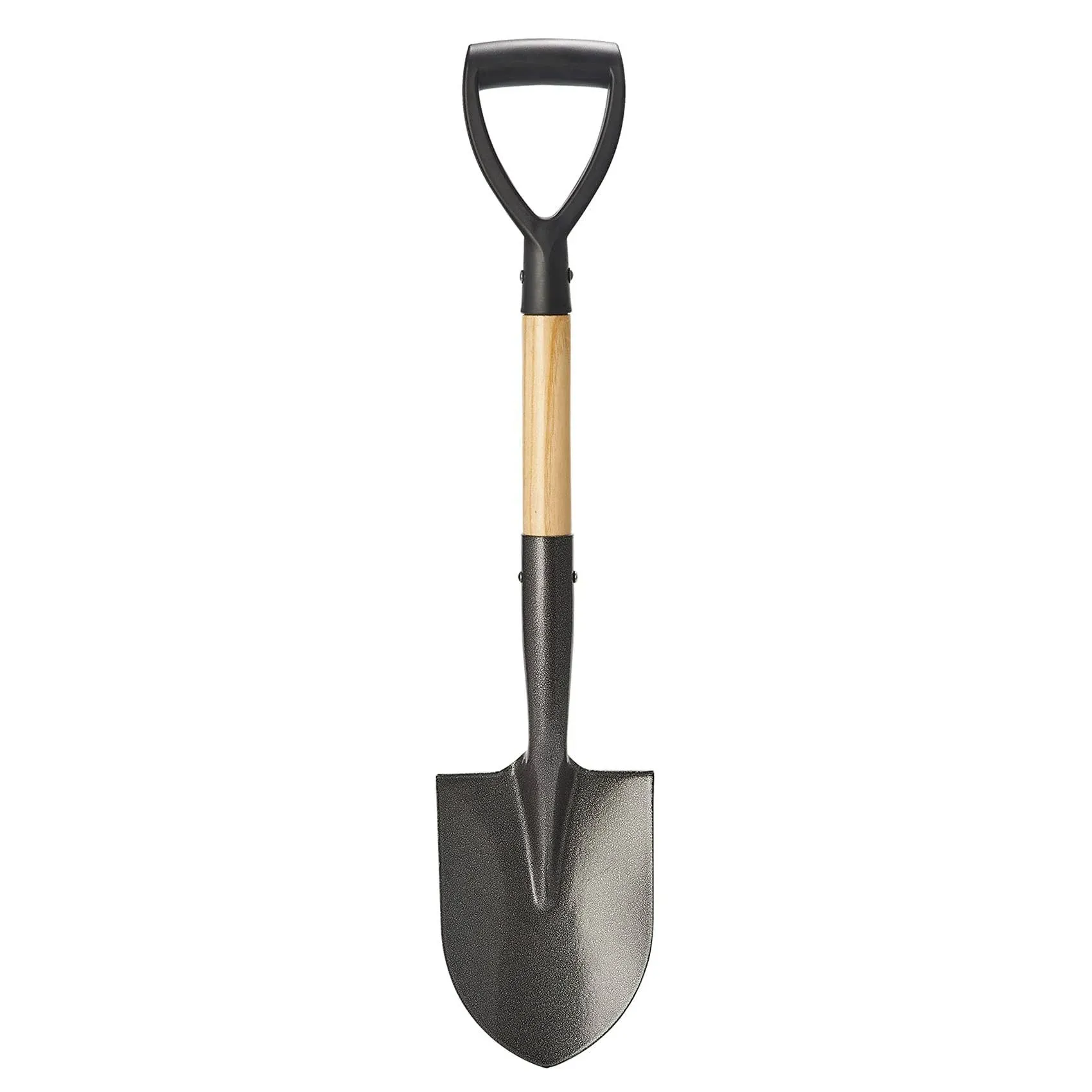 VNIMTI Shovel for Digging, Small Round Shovel with An Overall Length of 28 Inches, Kids Beach Shovel with D-Handel, Mini Garden Shovel, Car Snow