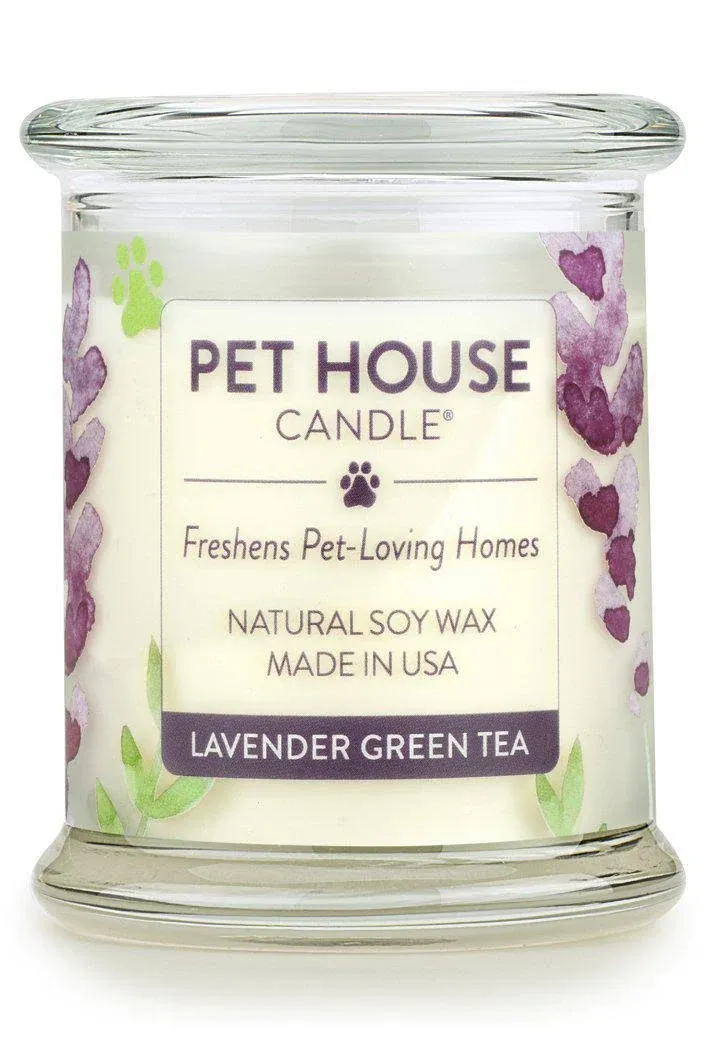 Pet House Lavender Green Tea Candle