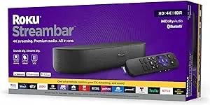 Roku Streambar 4K/hd/hdr Streaming Media Player & Premium Audio