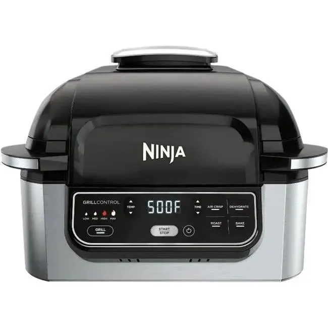 Ninja Ag302 Foodi 5-in-1 Indoor Electric Grill Air Fryer