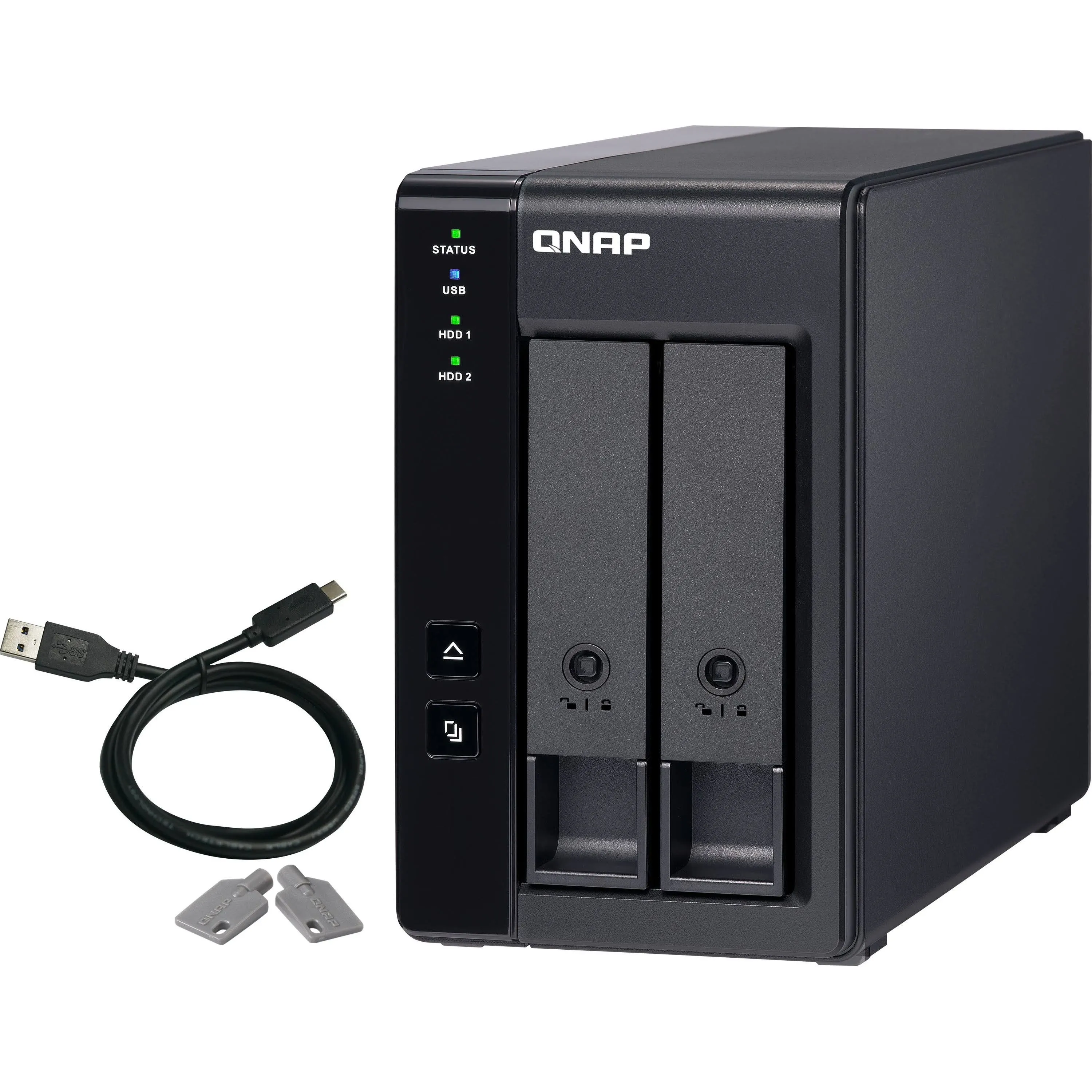 QNAP TR-002-US 2 Bay USB Type-C Direct Attached Storage