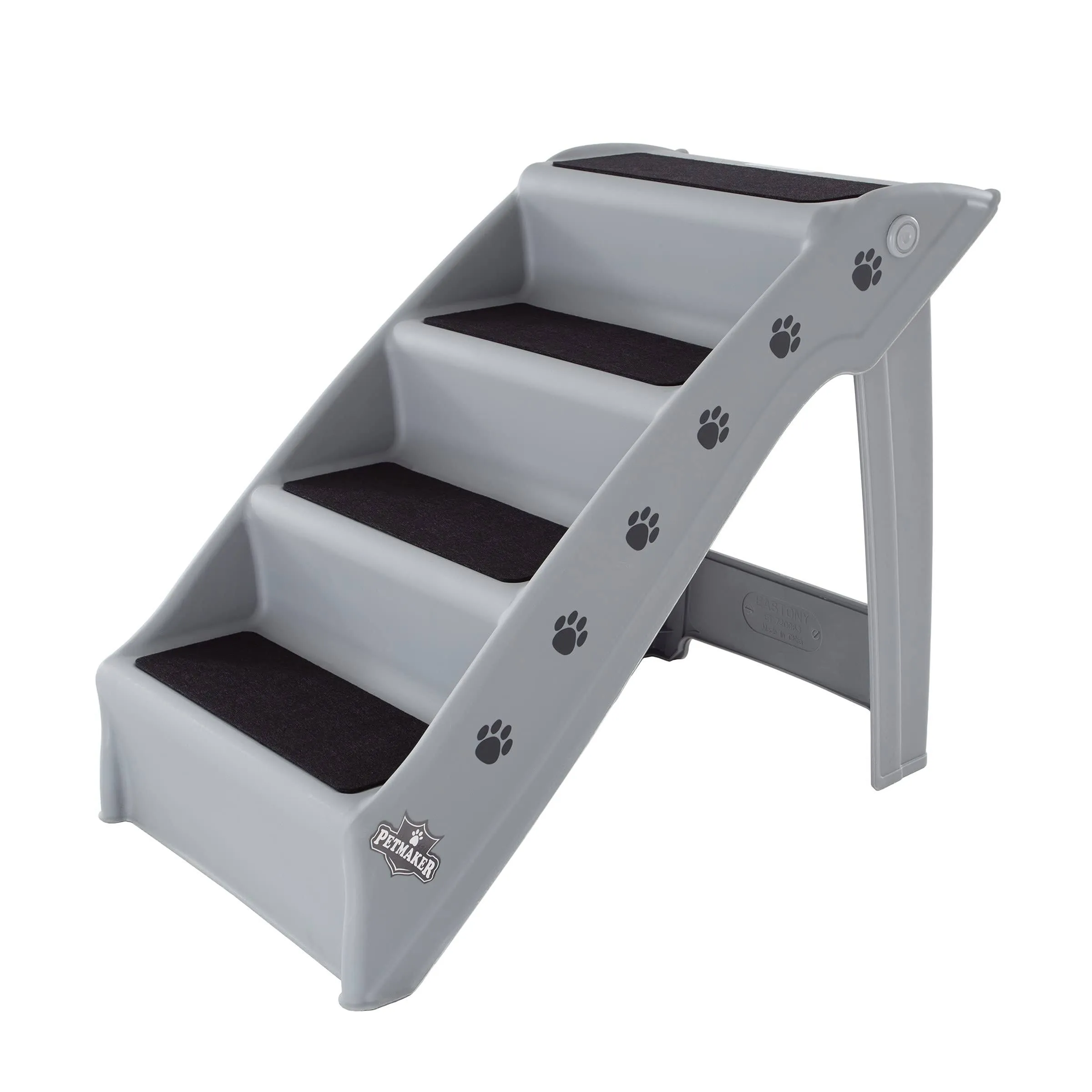 Pet Stairs Collection - Safe and Durable Indoor or Outdoor Ramp with Gray 