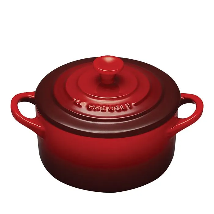 Le Creuset Mini Round Cocotte | Stoneware Olive, 8 fl. oz.