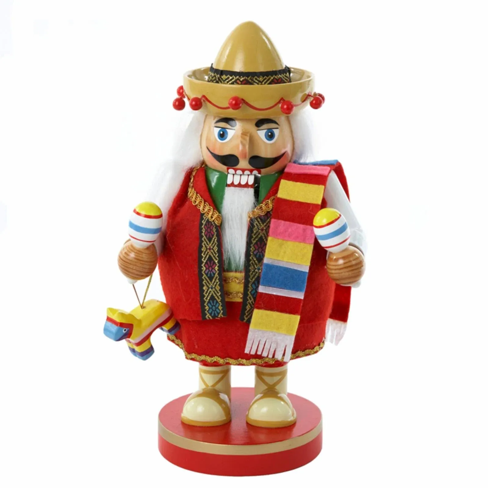 Kurt Adler Chubby Mexican Nutcracker Tablepiece