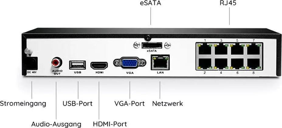 Reolink RLN8-410 8-Channel PoE Network Video Recorder