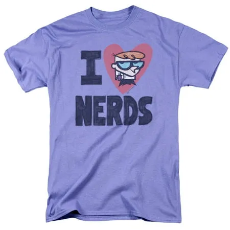 Dexters Laboratory - I Heart Nerds - Short Sleeve Shirt - XX-Large