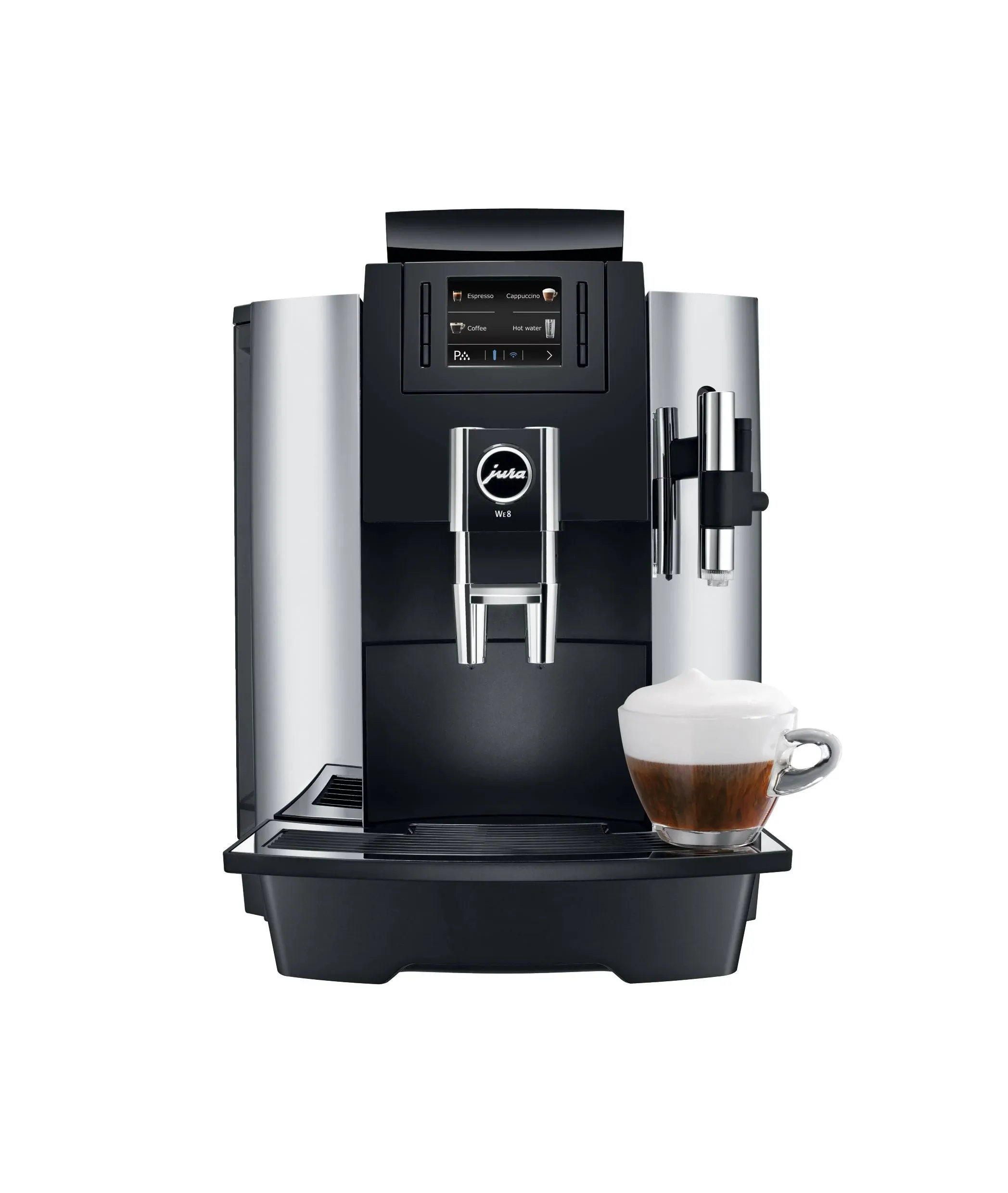 Jura WE8 Automatic Coffee Machine Chrome