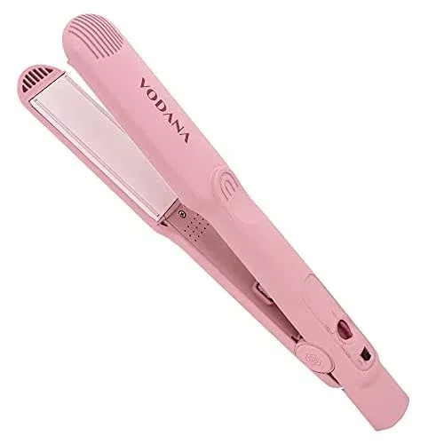 VODANA - Twin Softbar Wide Flat Iron 1.5inch (100-240V) - 1pc - Milk Tea Rose