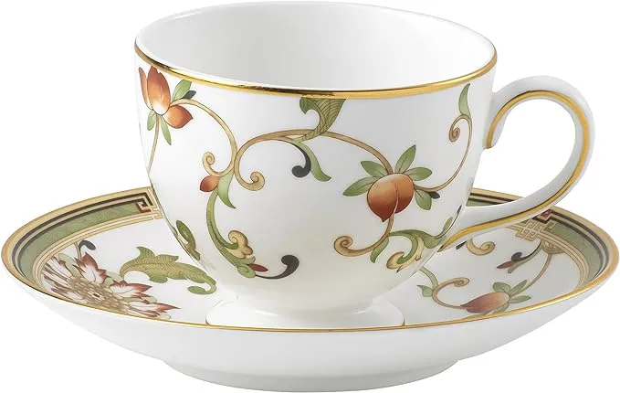 Wedgwood Oberon Teacup & Saucer, 6 oz, Multi