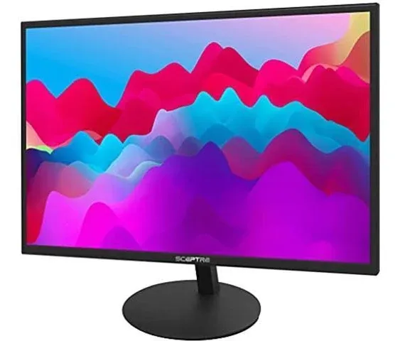 Sceptre 27-Inch FHD LED Gaming Monitor 75Hz 2X HDMI VGA Build-in Speakers, Ultra Slim Metal Black