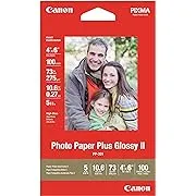 Canon Photo Paper Plus Glossy II 4x6 100 Sheets