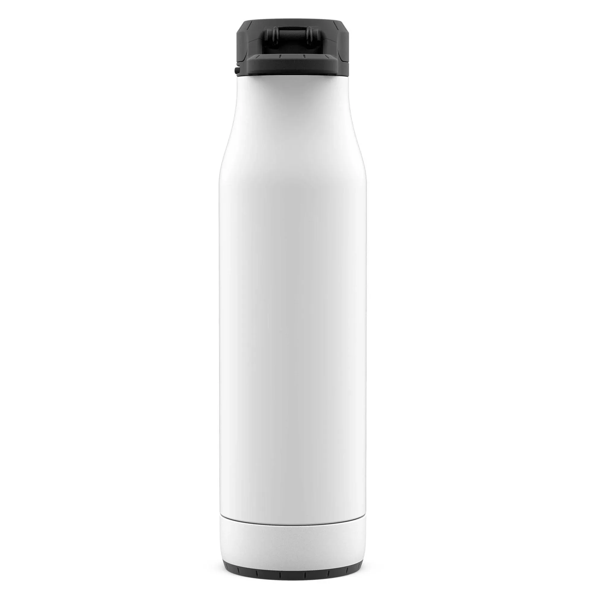 Zulu Ace 24oz Vacuum Insulated Stainless Steel Water Bottle with Chug Spout, Leak-Proof Locking Lid and Removable Base, Metal Reusable Bottle for Sports Gym Travel