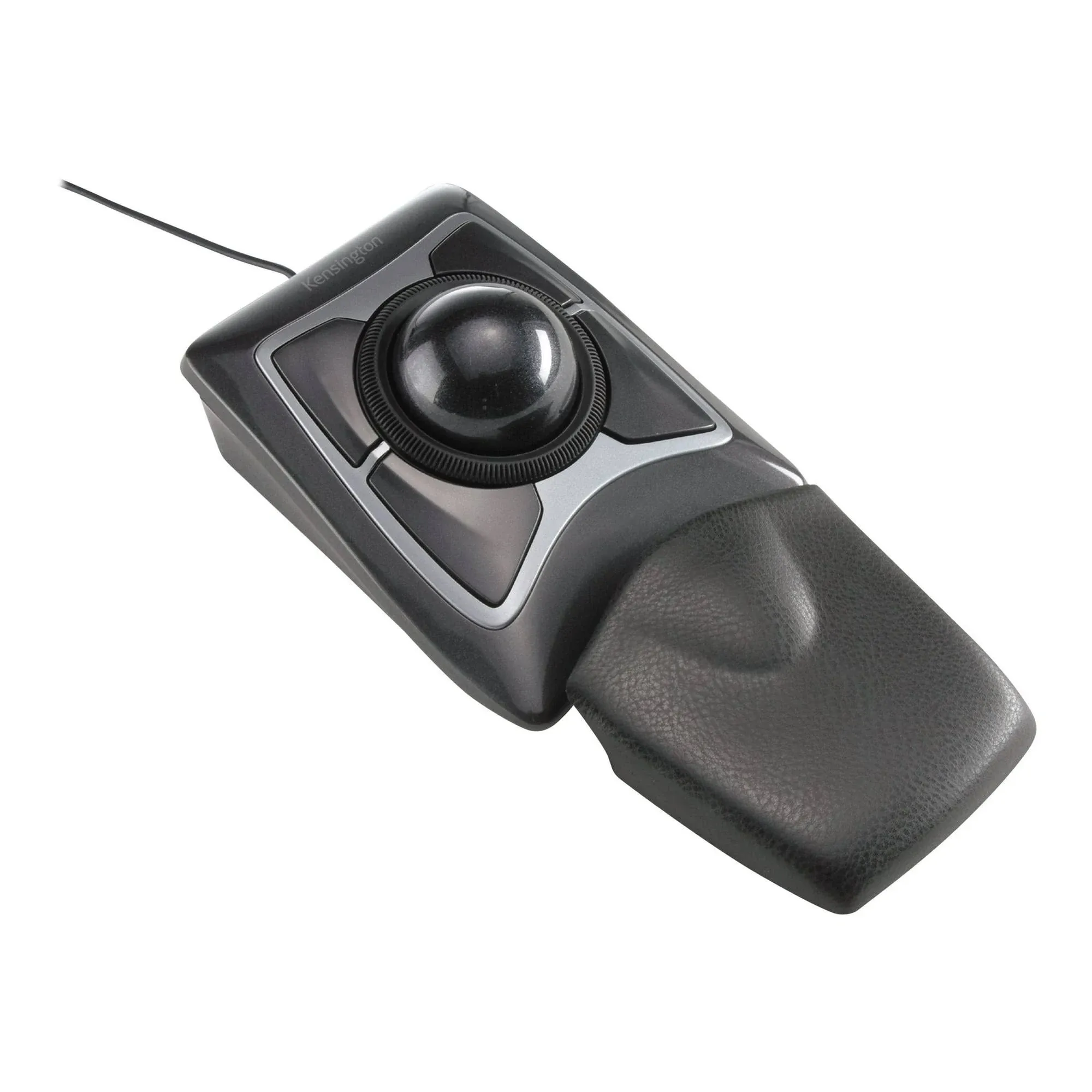 Kensington Expert Trackball Mouse (K64325), Black Silver, 5"W x 5-3/4"D x 2-1/2"H