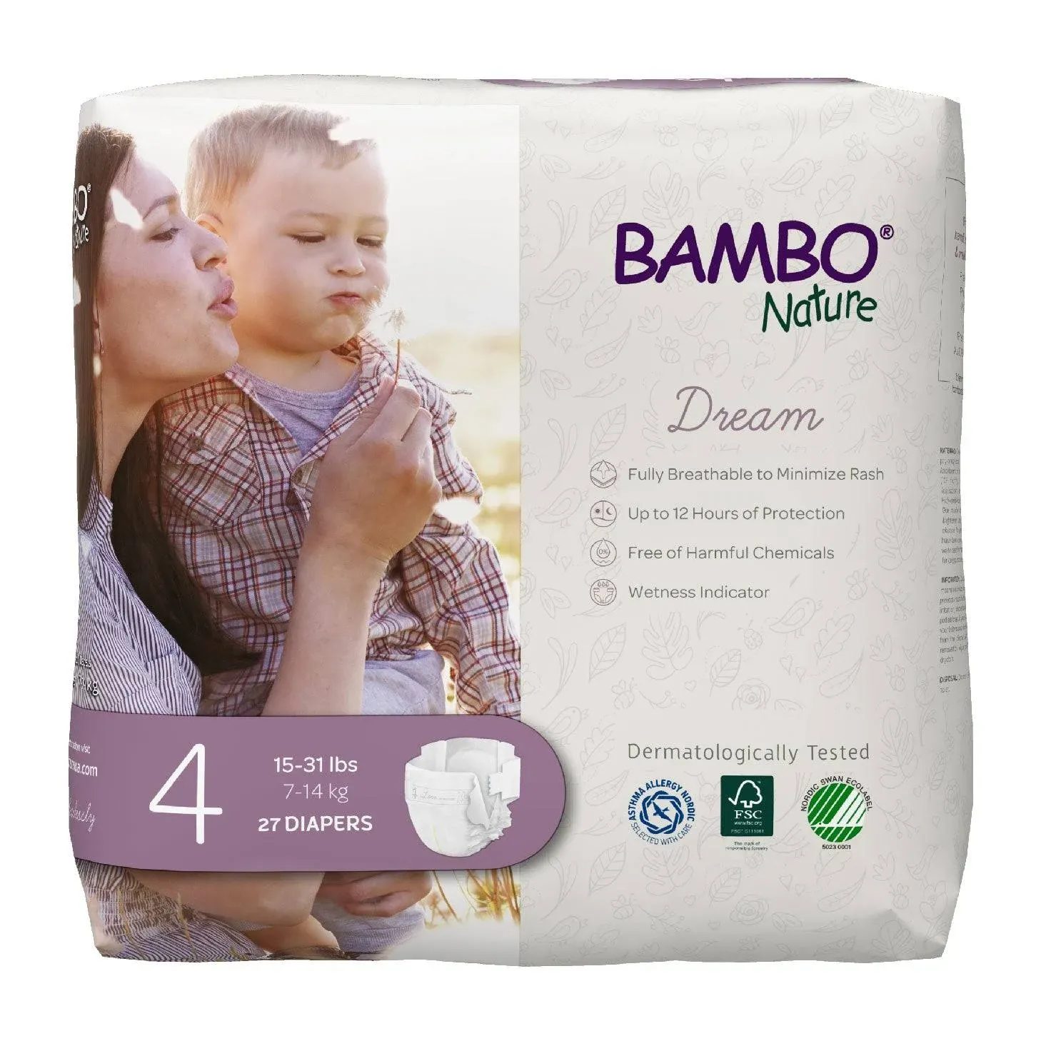 Bambo Nature Baby Diapers Size 4