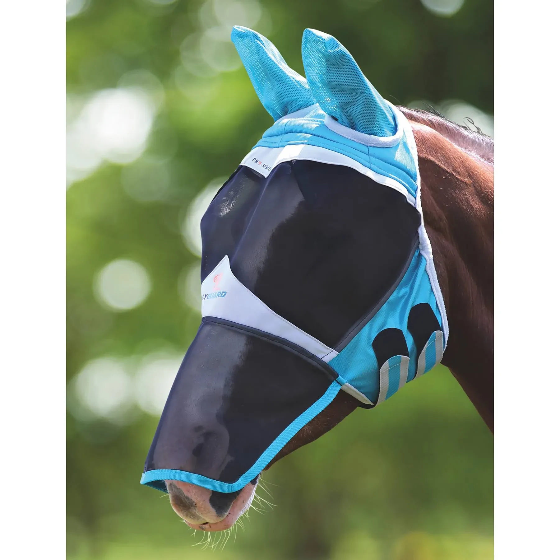 Shires Fine Mesh Fly Mask with Ears & Nose