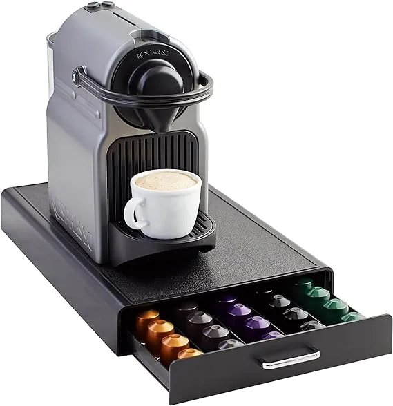 Nespresso Coffee Pod Storage Drawer Holder, 50 Capsule Capacity