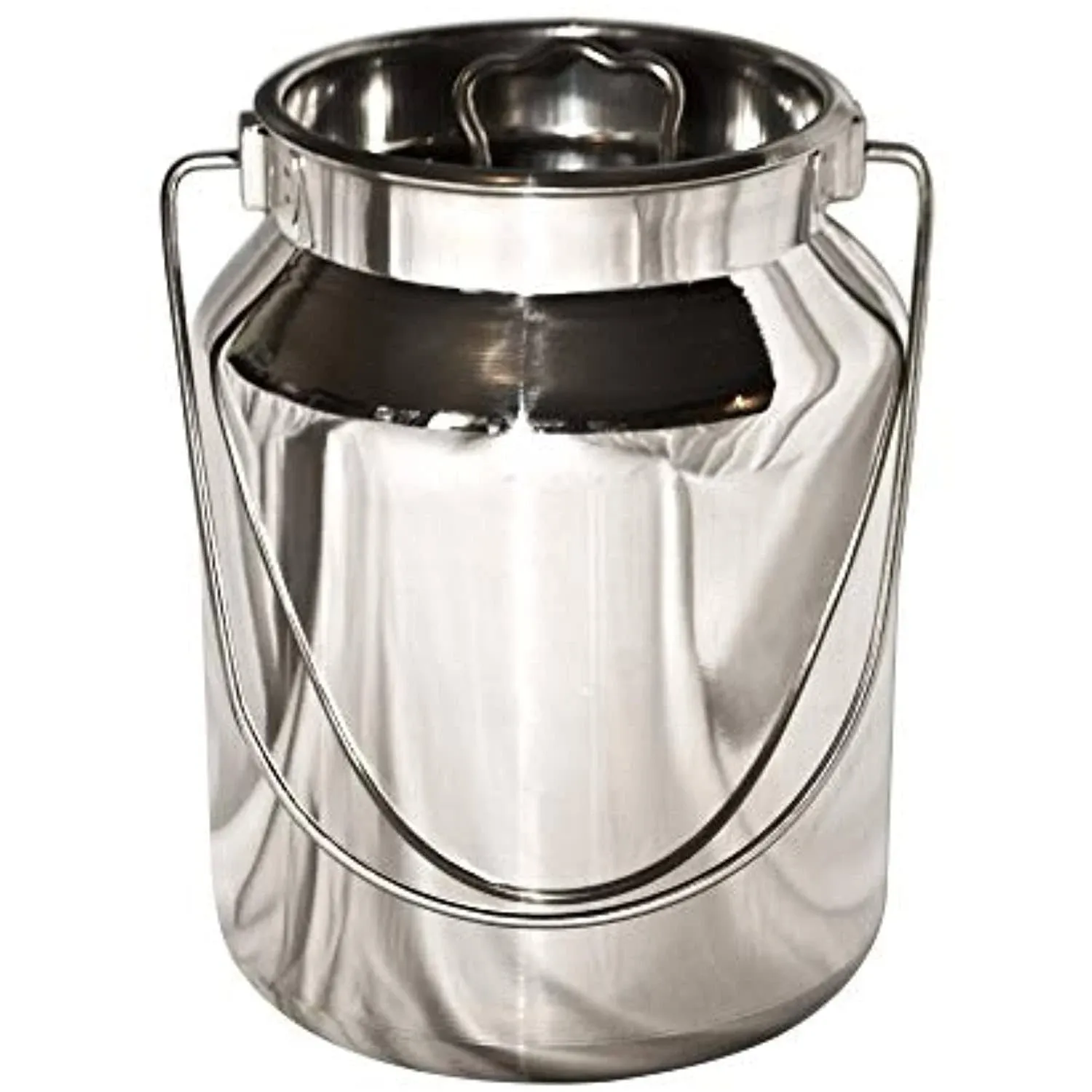 The Dairy Shoppe Stainless Steel Milk Can Totes (5 Liter)