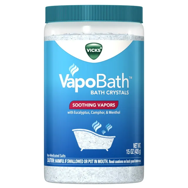 Vicks VapoBath Soothing Vapors Bath Crystals