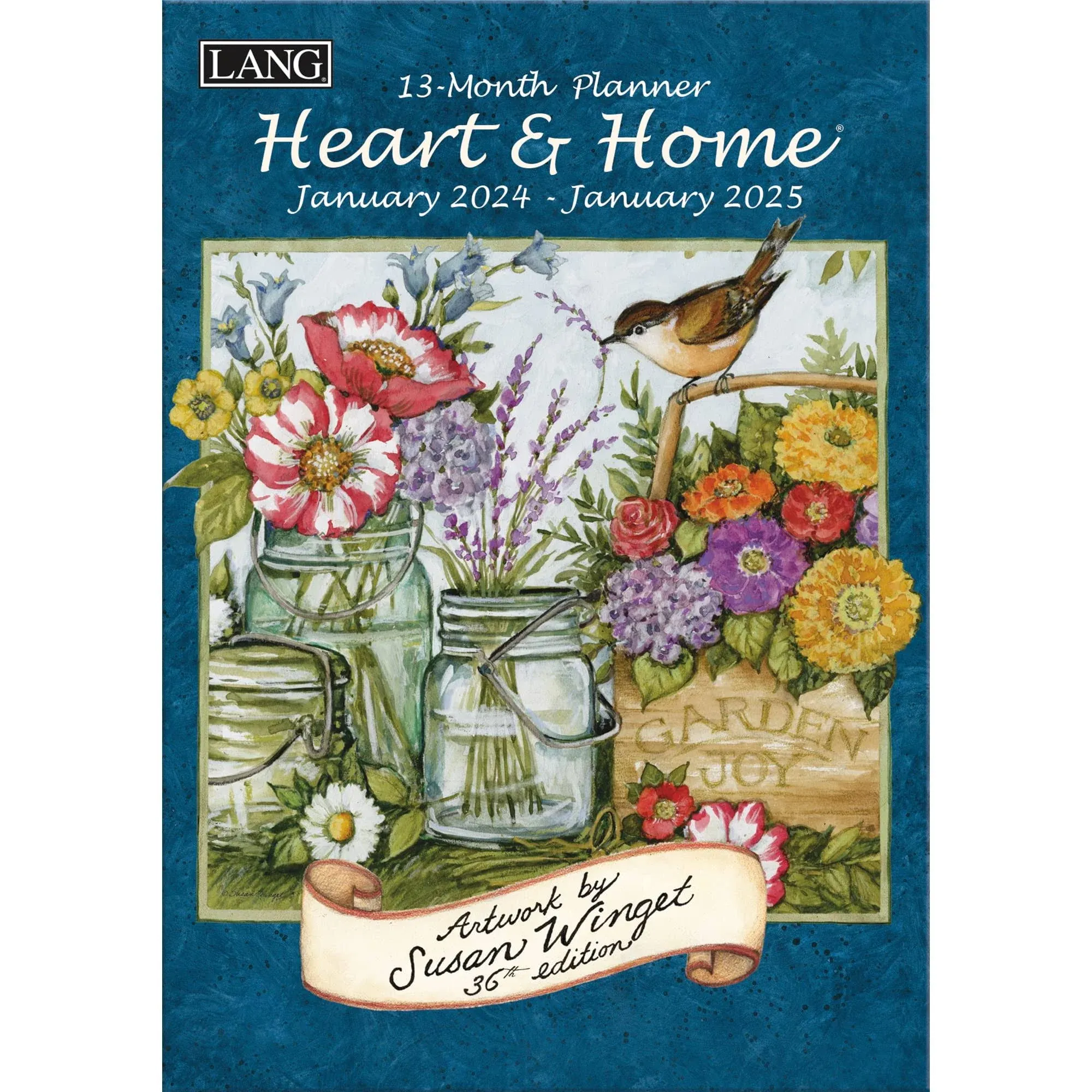 Lang Heart & Home 2024 Monthly Planner (24991012098)