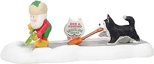 North Pole Village Shoveling Buddies For Hire - Boxed by Department 56