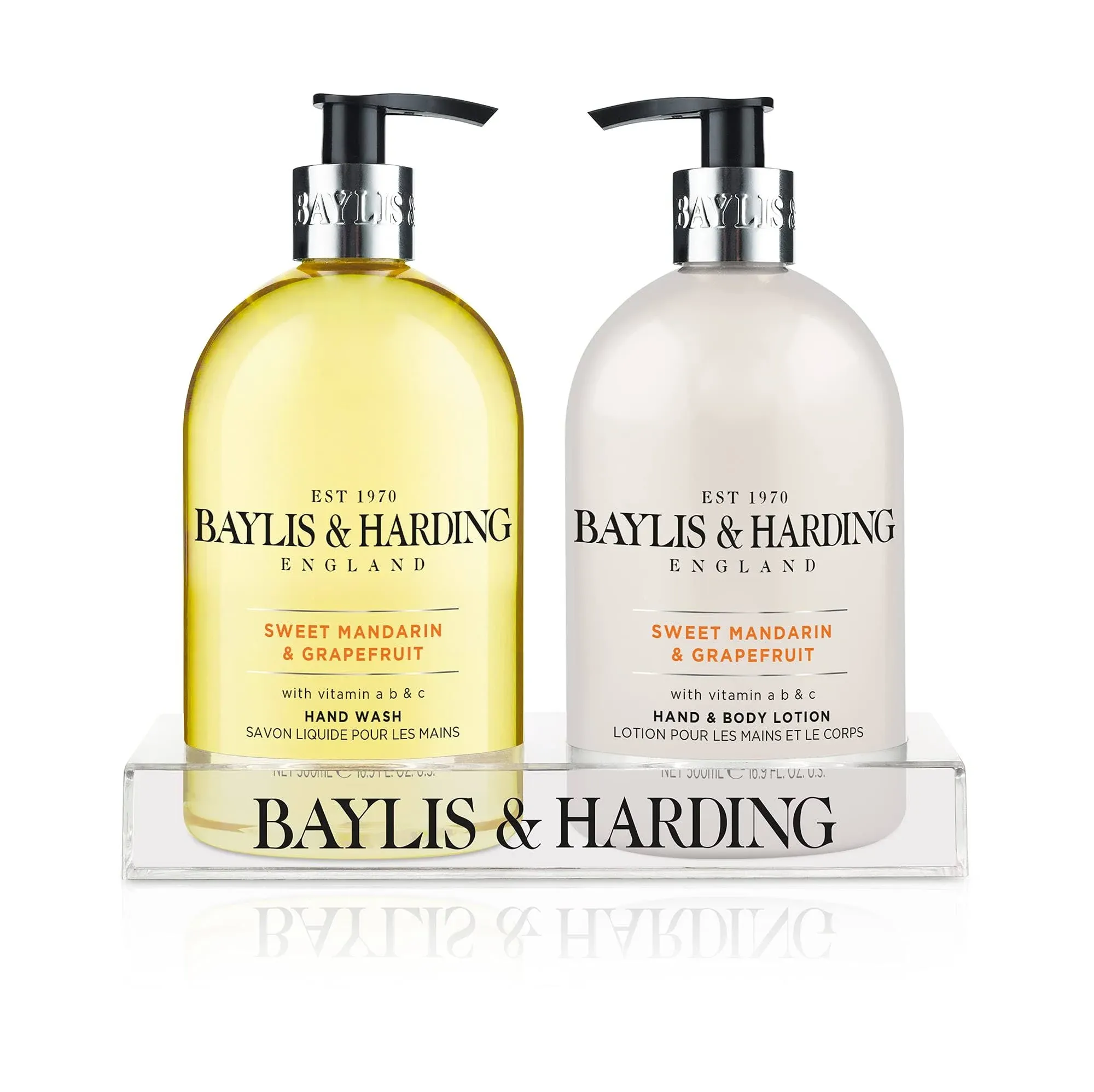 Baylis Harding Sweet Mandarin Grapefruit Hand Wash and Lotion Set