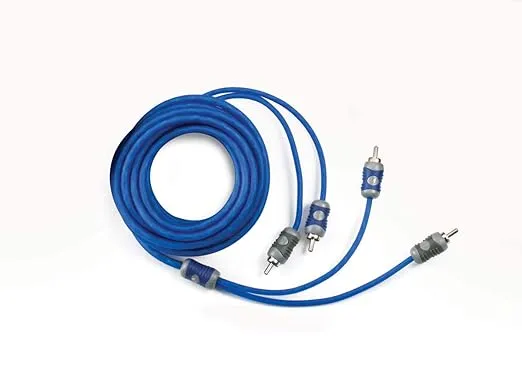 KICKER - K-Series 13  Audio RCA Cable - Blue