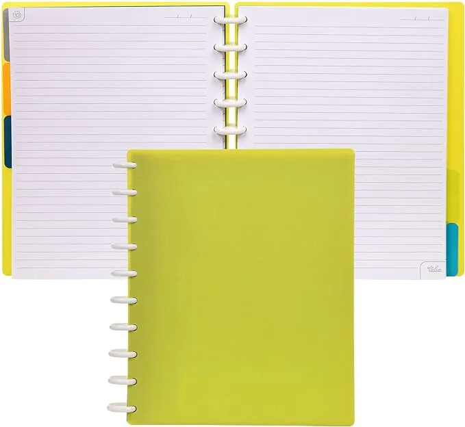 Talia Notebook Planner Customizable – 4126 (Verdant Green Midsize (7.5in x 9.75in)