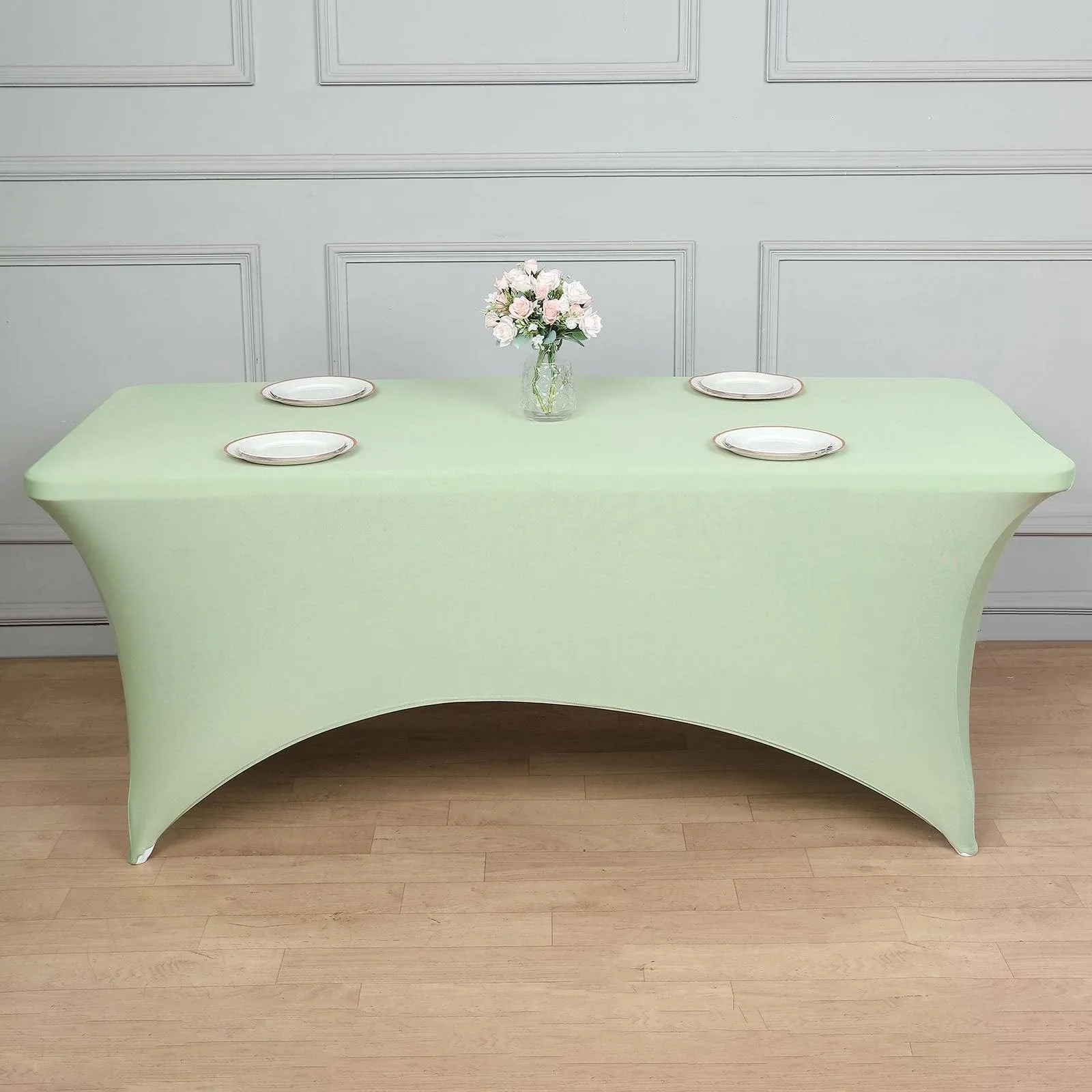 6 ft Rectangular Fitted Spandex Tablecloth