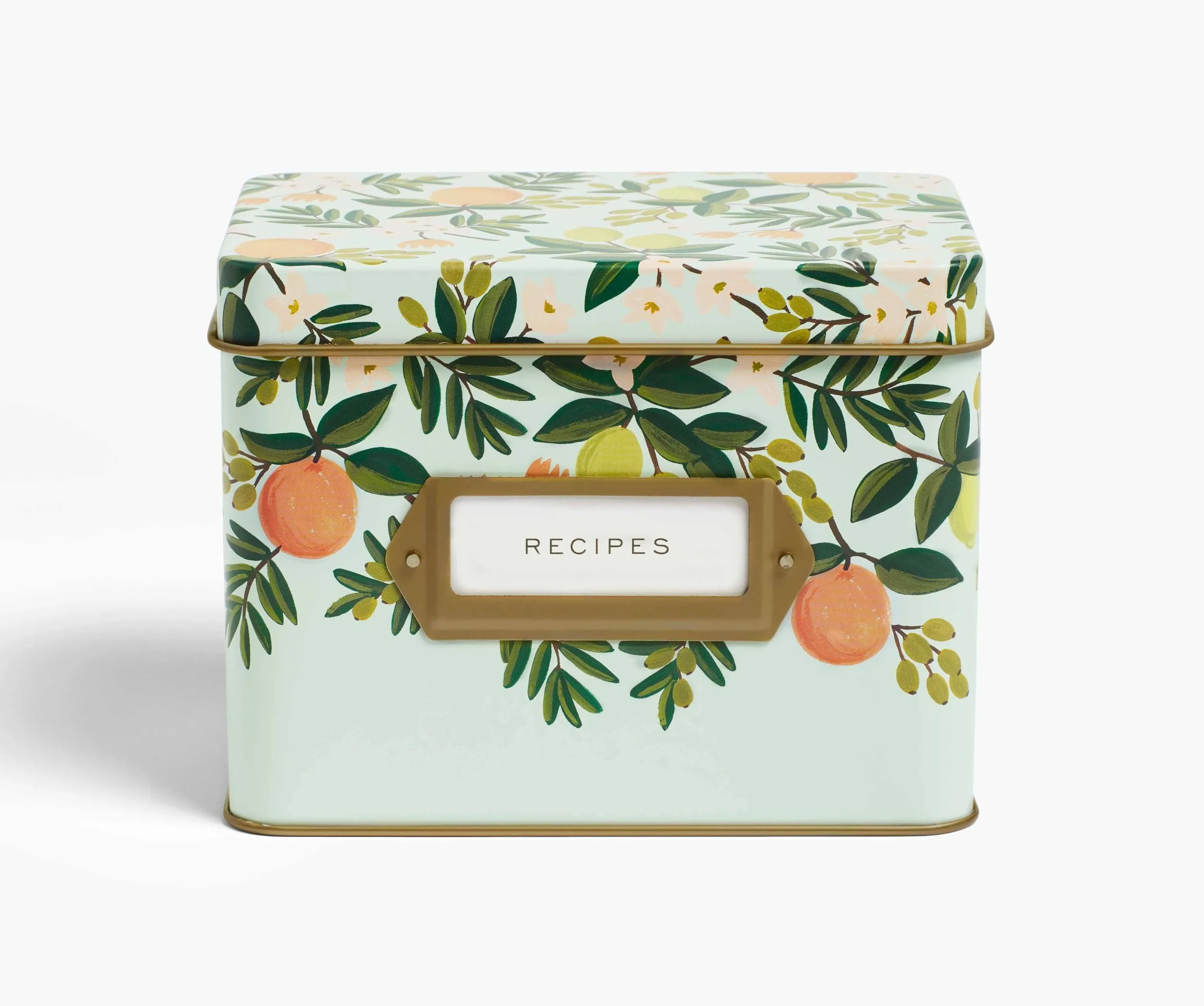 Rifle Paper Co. Tin Recipe Box