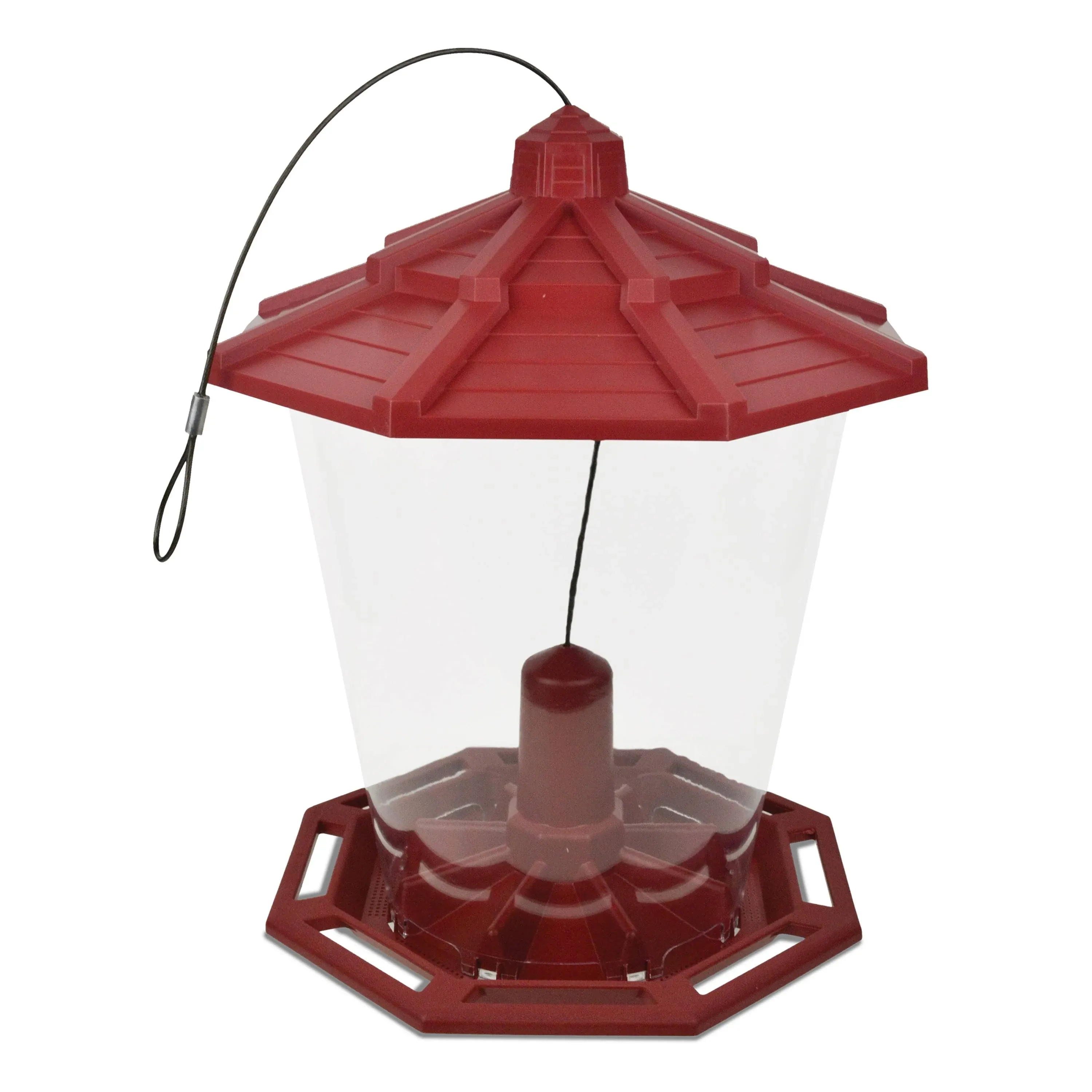 Earth Smart Red Recycled Resin Wild Bird Feeder, Jumbo 10 lb.Capacity,1 Pack