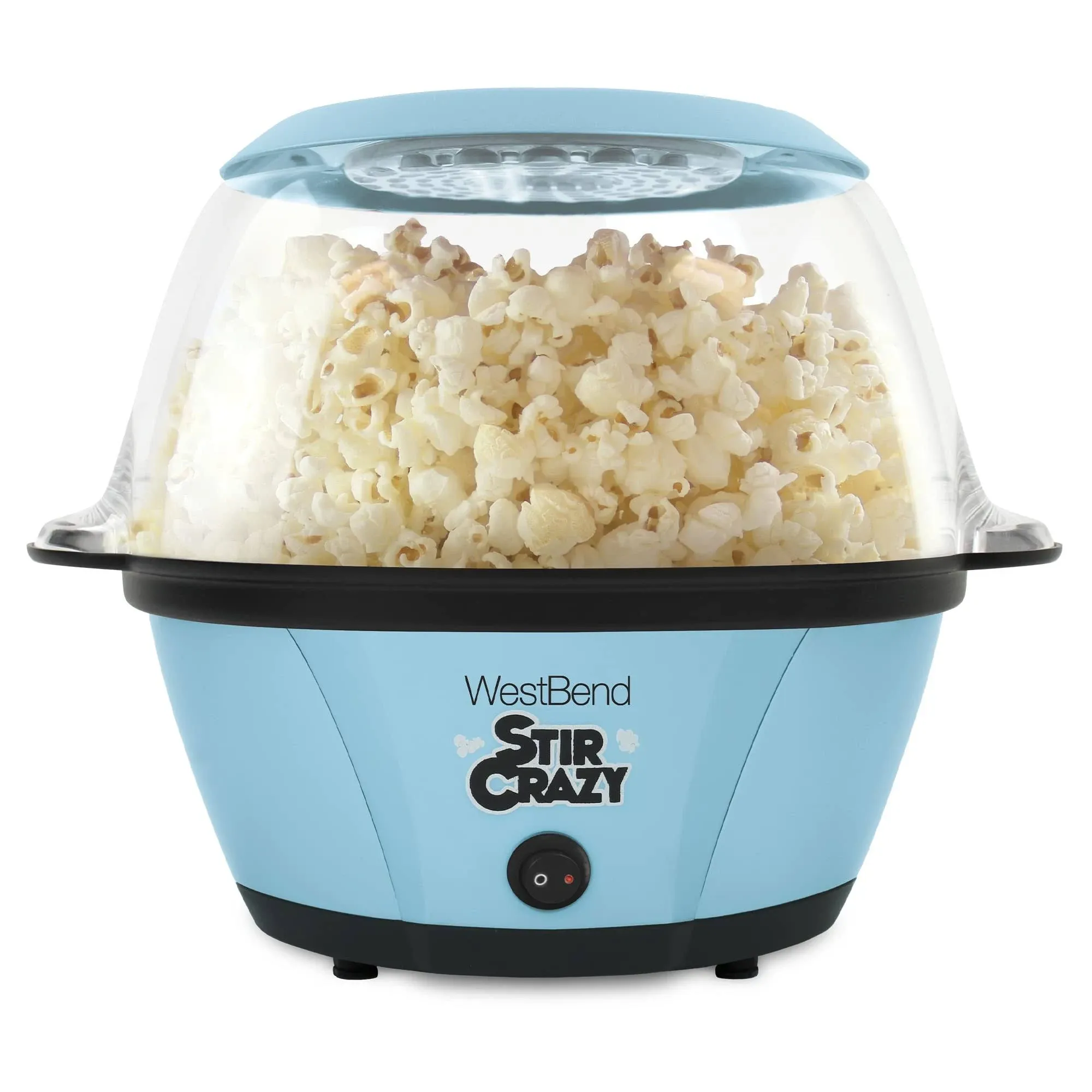 West Bend PC8270BL13 Stir Crazy Hot Oil Popcorn Popper, Popcorn Maker Machine...