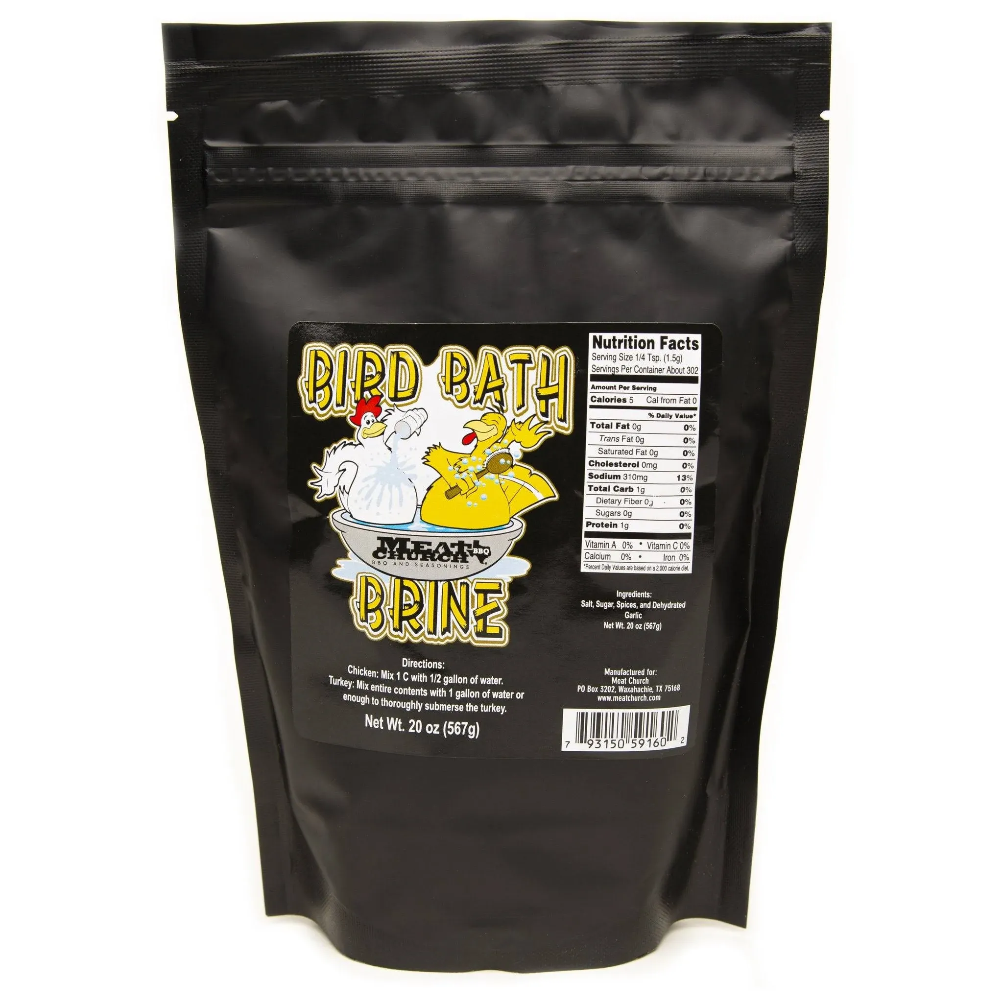 Meat Church Bird Bath Poultry Brine 20oz