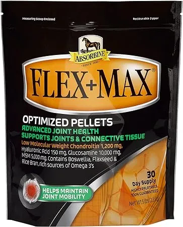 W F Young Flex+ Max Joint Pellets for Horses - 5 lb tub