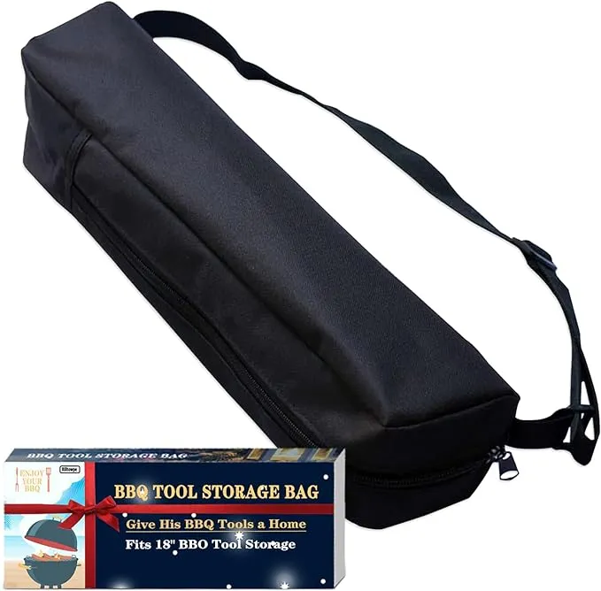 Grill Storage Bag, Grilling Bags for Outdoor Grilling, Grill Tool Storage, Grill Hardware & Tools BBQ Bag, Oxford Cloth BBQ tool Storage Storage Bag, Foldable Grill Bag for Camping and Hiking BBQ.