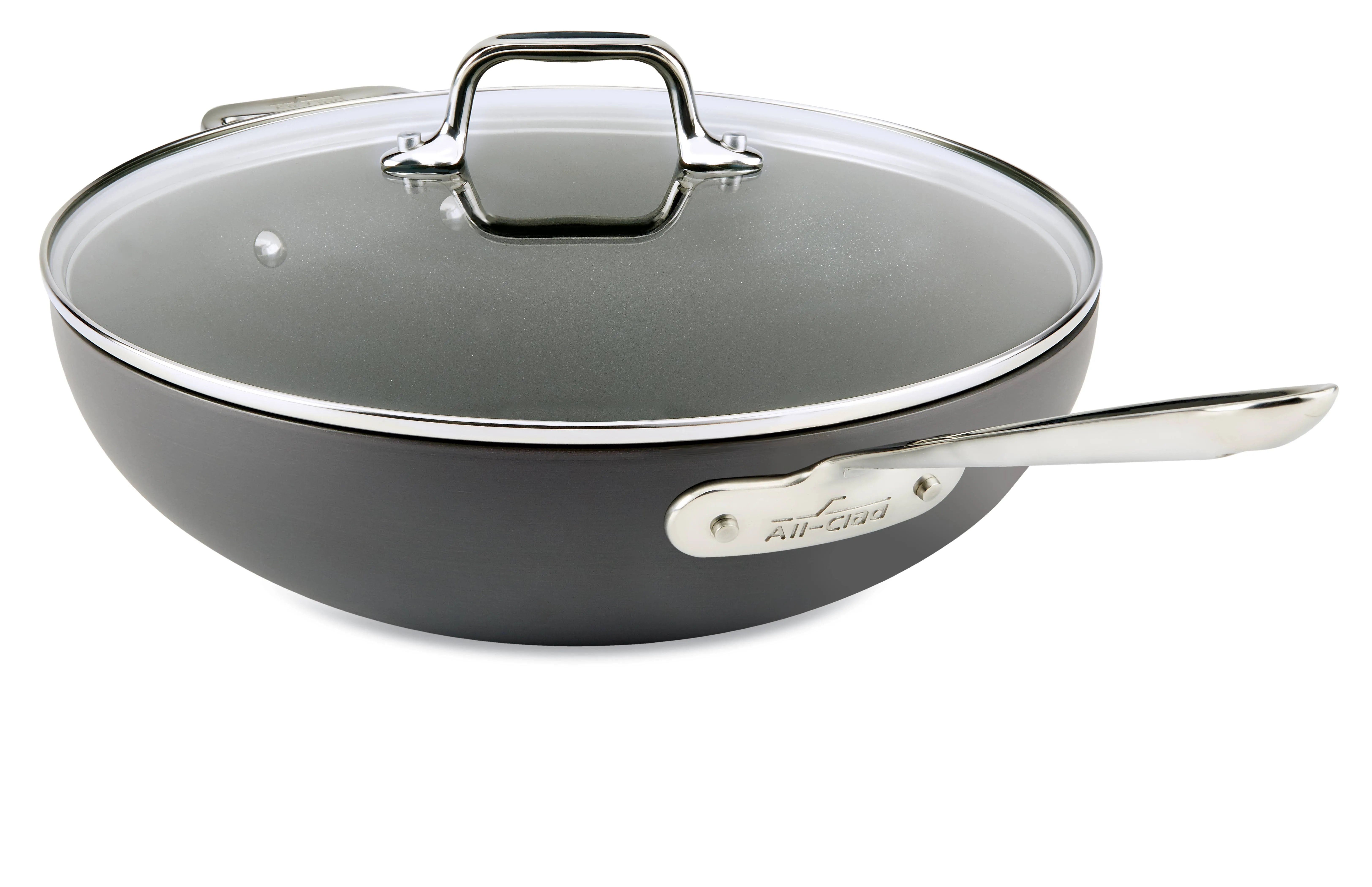 All-Clad HA1 Hard Anodized Nonstick 12" Chef's Pan with Lid