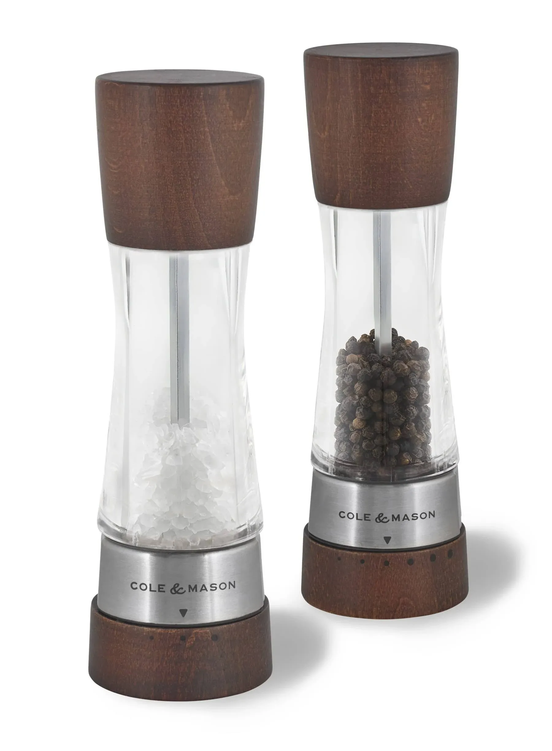 Cole & Mason Derwent Salt & Pepper Mill Gift Set - Forest Wood