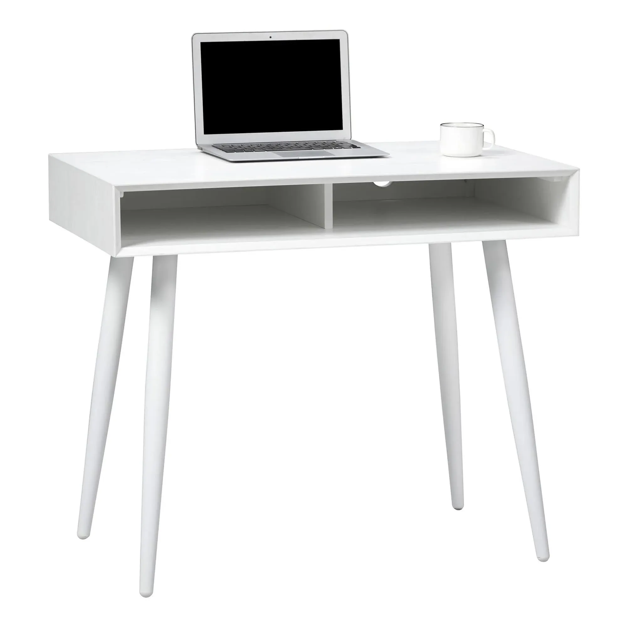 Lanzi 35”W Student Computer Desk, White