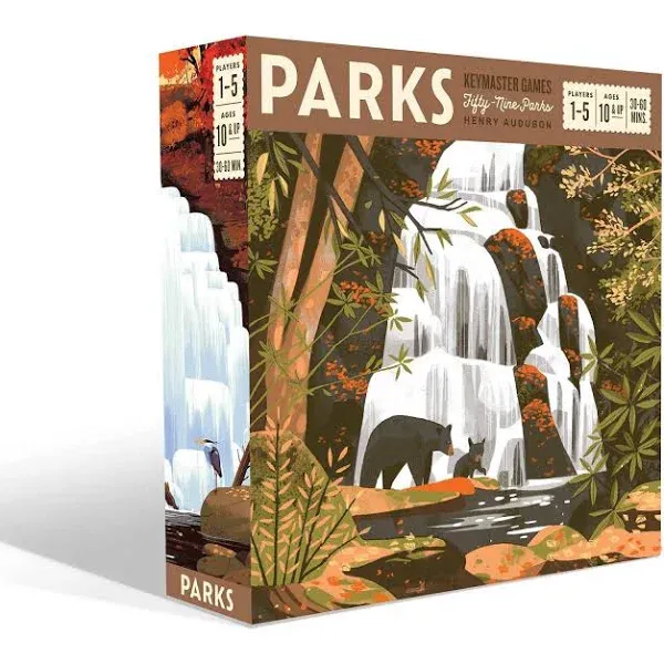 Parks Board Game, a Family and Strategy Game About Hiking, Visiting National Parks, and Making Memories by Keymaster 