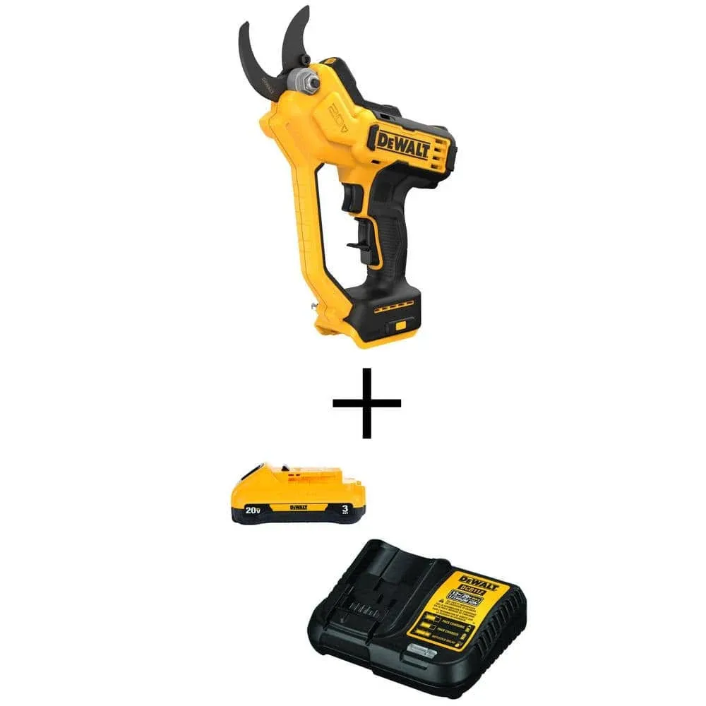 DEWALT Pruner Kit 20V Cordless Single-sided With (1) 2Ah Battery And Charger