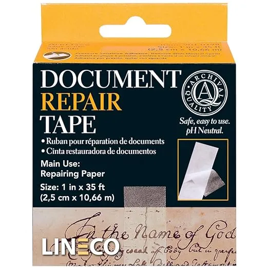 Lineco Document Repair Tape 1 in. x 35 ft.