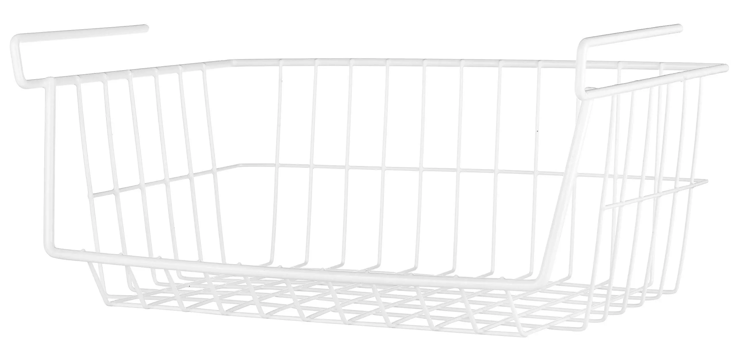 Whitmor Under Shelf Basket, White